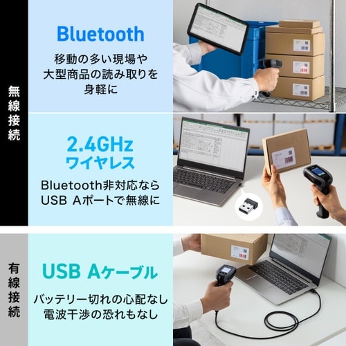 2次元ワイヤレスバーコードリーダー