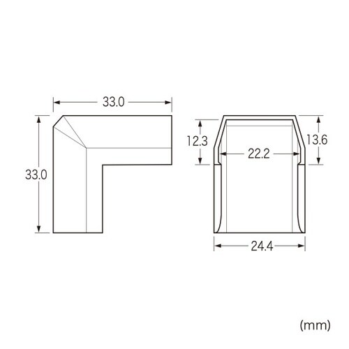 CA−KK22BK用ケーブルカバー