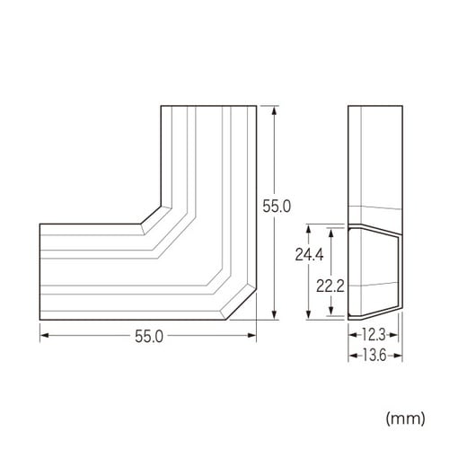 CA−KK22MW用ケーブルカバー