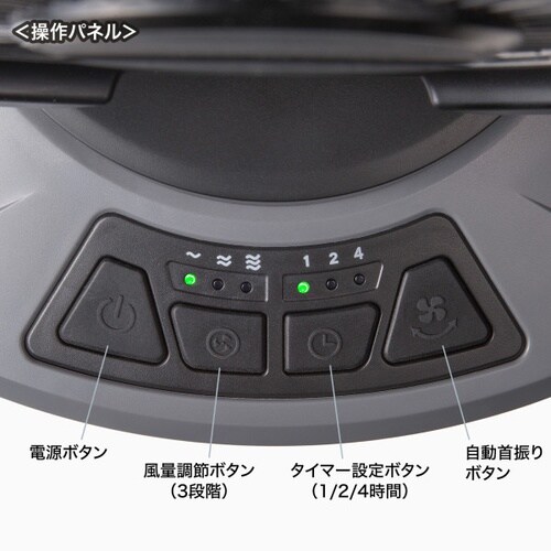 大型作業用ファン(充電式・自動首振り機能付き)