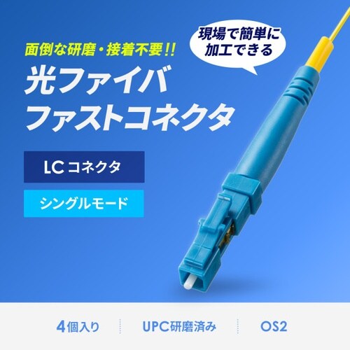 光ファイバファストLCコネクタ