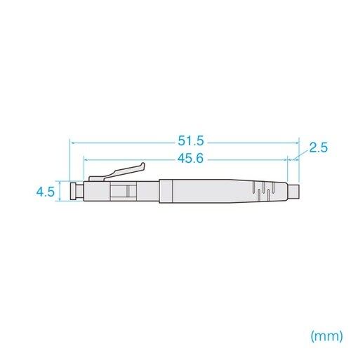 光ファイバファストLCコネクタ