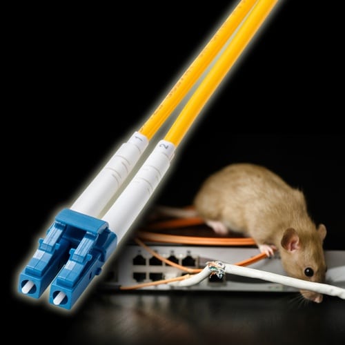 補強メガネ型光ファイバケーブル