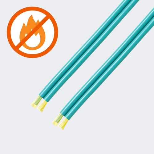 メガネ2芯光ファイバケーブルのみ100m