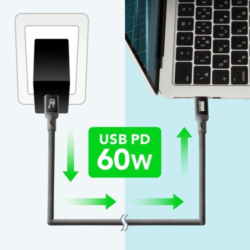 USB20Gbps Type−Cケーブル