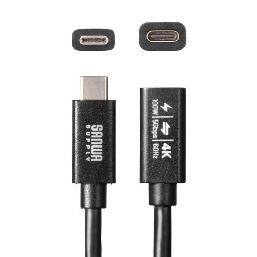 USB5Gbps Type−C延長ケーブル