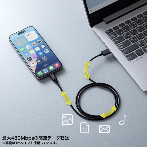 USB 2.0 Type−Cケーブル(C−A)