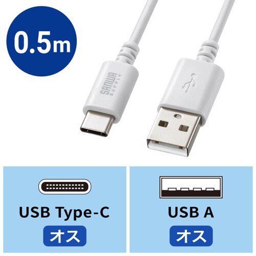 USB 2.0 Type−Cケーブル(C−A)