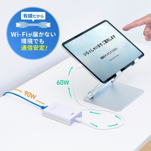 PoE−USB Type−C変換アダプタ