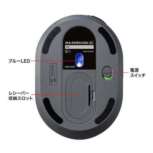 静音ワイヤレスエルゴノミクスマウス