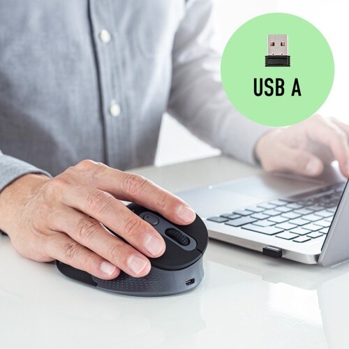 静音ワイヤレスエルゴノミクスマウス