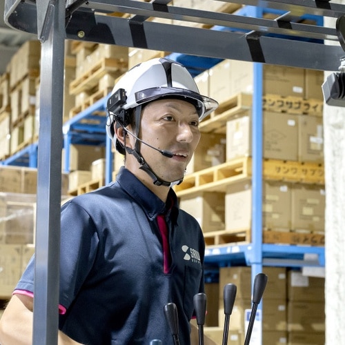 ヘルメット用イヤホンマイク(ガイドシステム用)