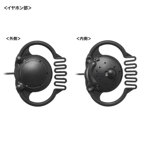 ワイヤレスガイド用イヤホンマイク(親機用)