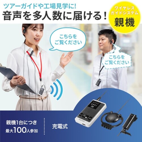 ワイヤレスガイドシステム(親機)