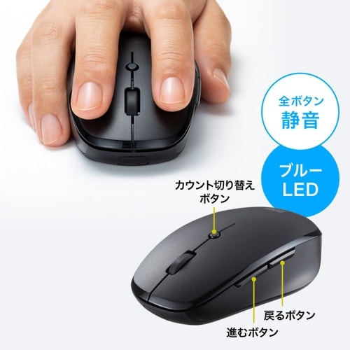 静音マウス付きワイヤレスキーボード