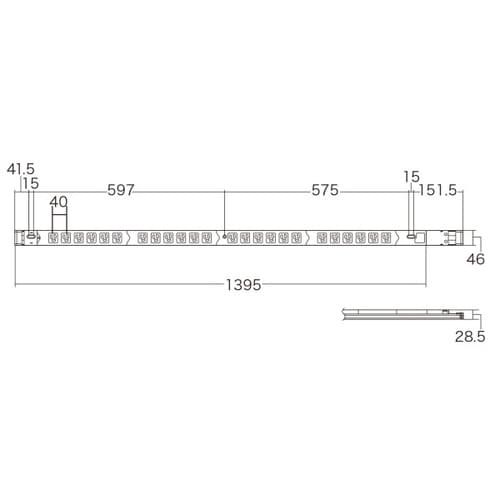 19インチサーバーラック用コンセント 100V