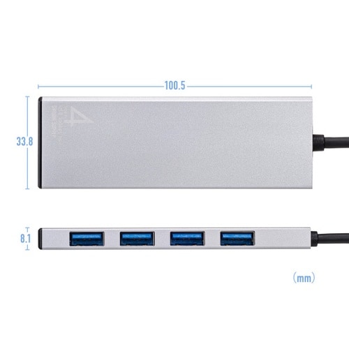 USB 10Gbps Type−C ハブ