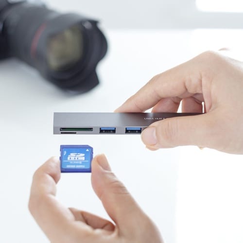 USB 5Gbps 3ポート スリム ハブ