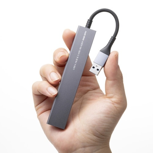 USB 5Gbps 3ポート スリム ハブ