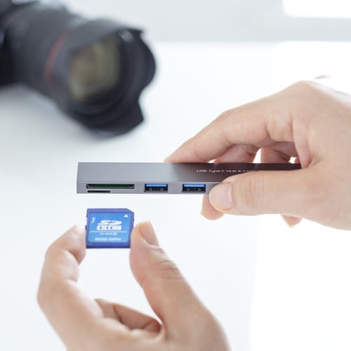 USB 5Gbps 3ポート スリム ハブ