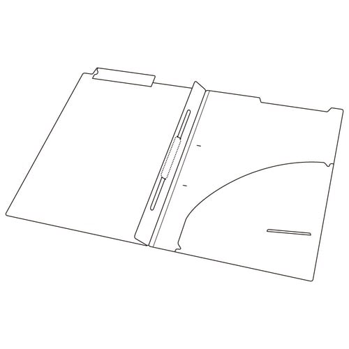 カルテフォルダーA4 クリスタルイエロー