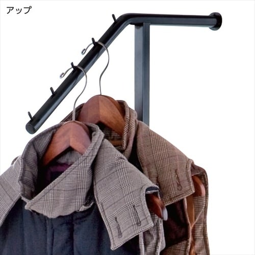 スチールブラック 傾斜ハンガー