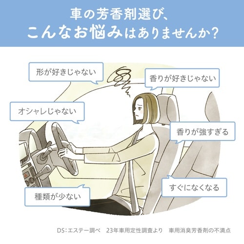 消臭力クルマfeelUクリップつめかえEサボン×3