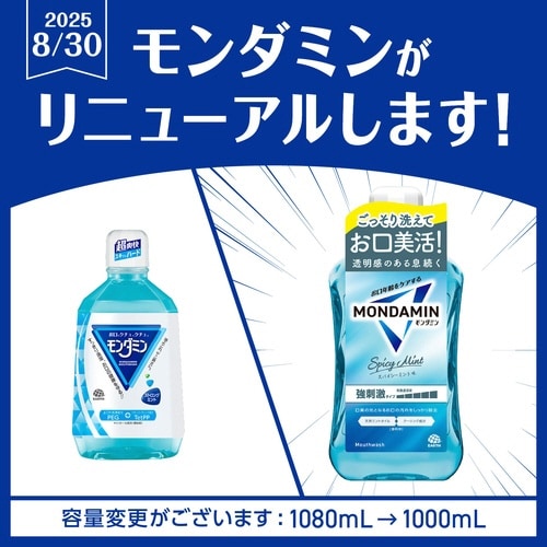 モンダミン スパイシーミント 1000ML 洗口液