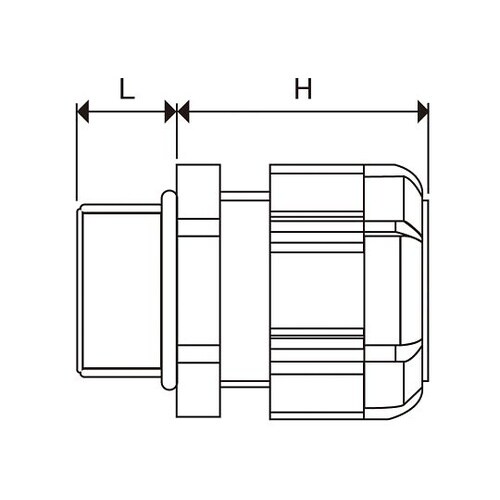 ケーブルグランド RM8S−4S