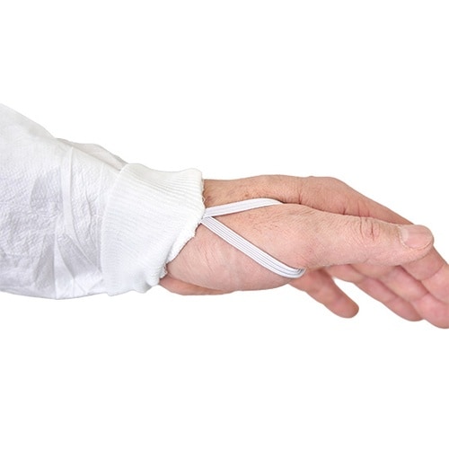 【ネームタグ貼付け導電ハンガー付】防護服