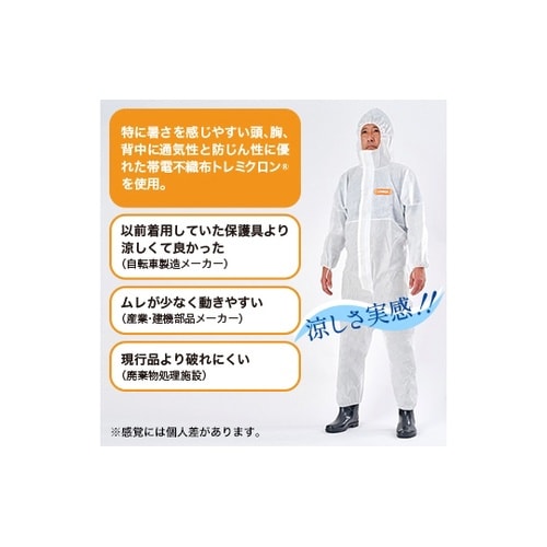 【ネームタグ貼付け導電ハンガー付】化学防