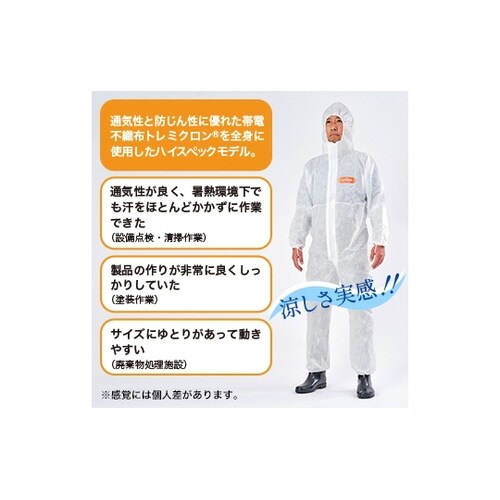 【ネームタグ貼付け導電ハンガー付】化学防