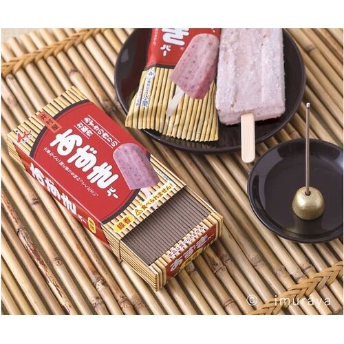 線香 井村屋あずきバー ミニ寸線香 好物