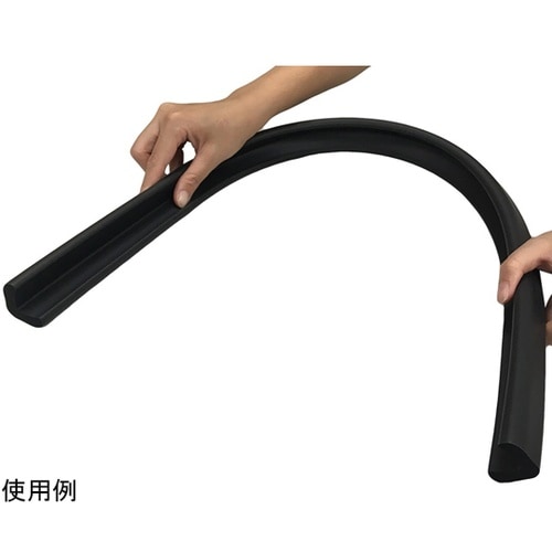 安全クッションL字型 細 黒 J2696