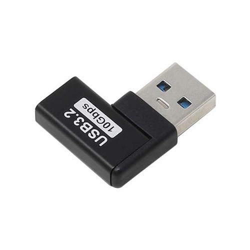 USBアダプタ Aオス − Cメス 左L