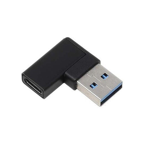 USBアダプタ Aオス − Cメス 左L