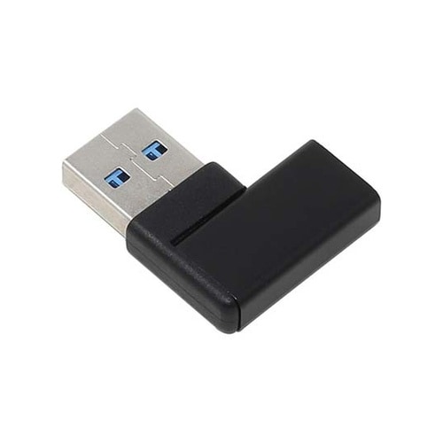 USBアダプタ Aオス − Cメス 左L