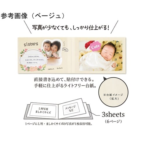 ミニギフトアルバム ペールブルー XP−