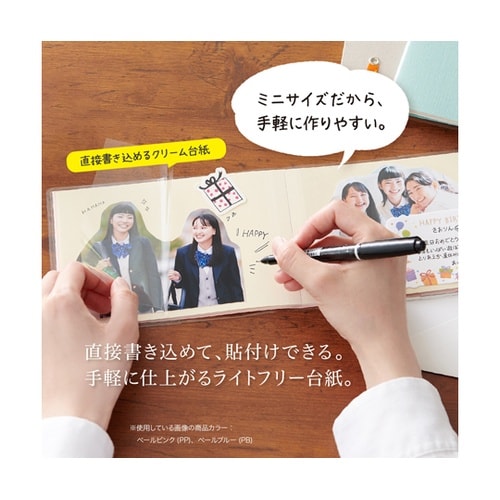 ミニギフトアルバム ペールピンク XP−