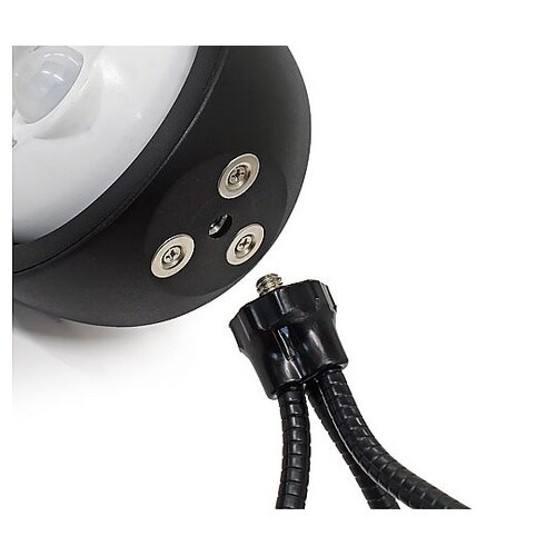 らくらくセンサーライト三脚 ホワイト D