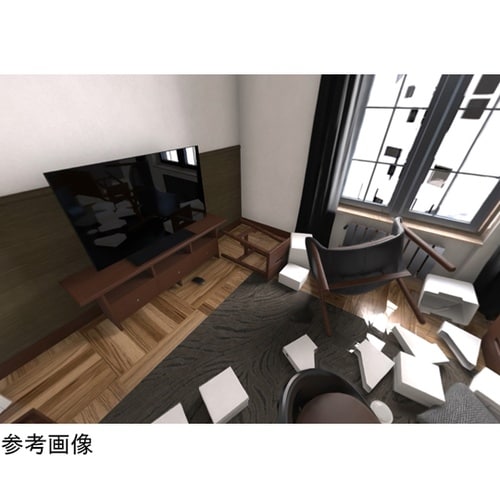 「災害体験VR」室内地震(耐震対策有)テ
