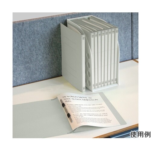 フラットファイル背補強 A4S GY 1