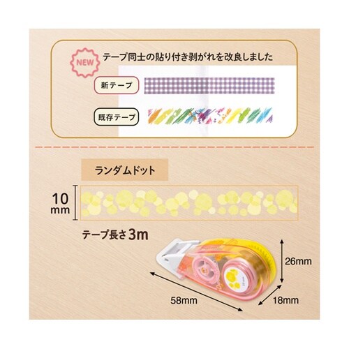 デコラッシュ 80−6 太幅ランダムドッ