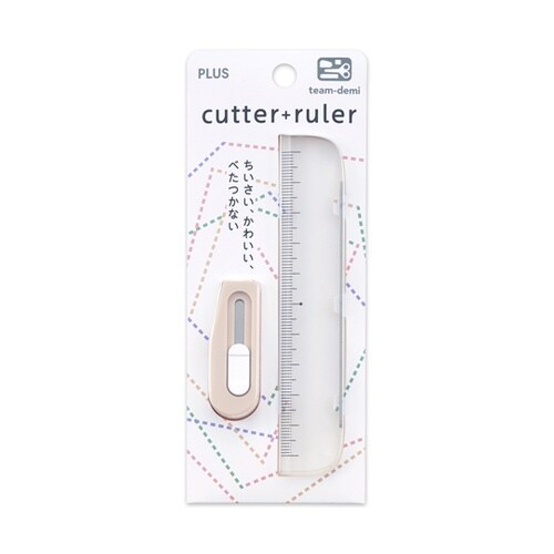 チームデミ カッター+ルーラー くるみ