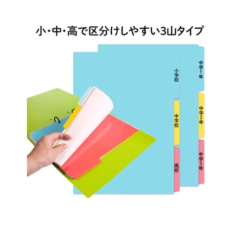 インデックスシート A4S 2穴用 3山