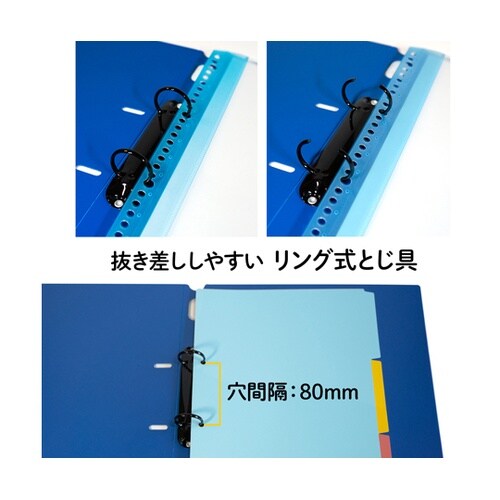 2リングファイル ワイド表紙 BL 84