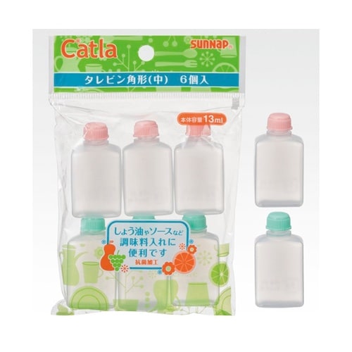 調味料ケース たれビン 角型 中 6個入
