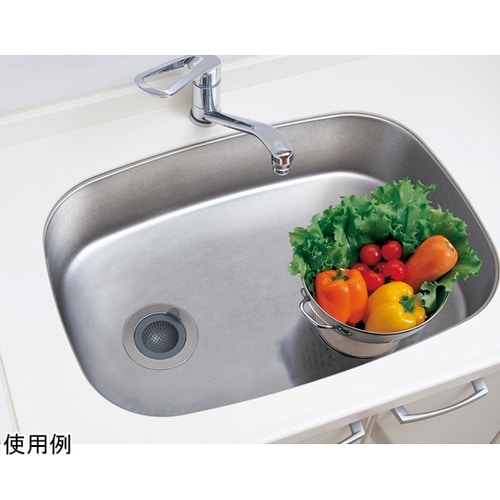 ごみ受け 流し用 80mm用 溜めずにポ