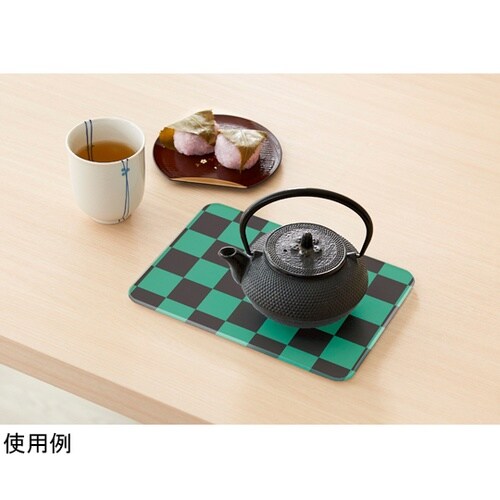 キッチントッププレート 鍋敷き 耐熱ガラ