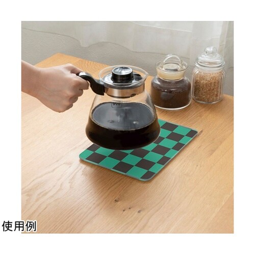 キッチントッププレート 鍋敷き 耐熱ガラ